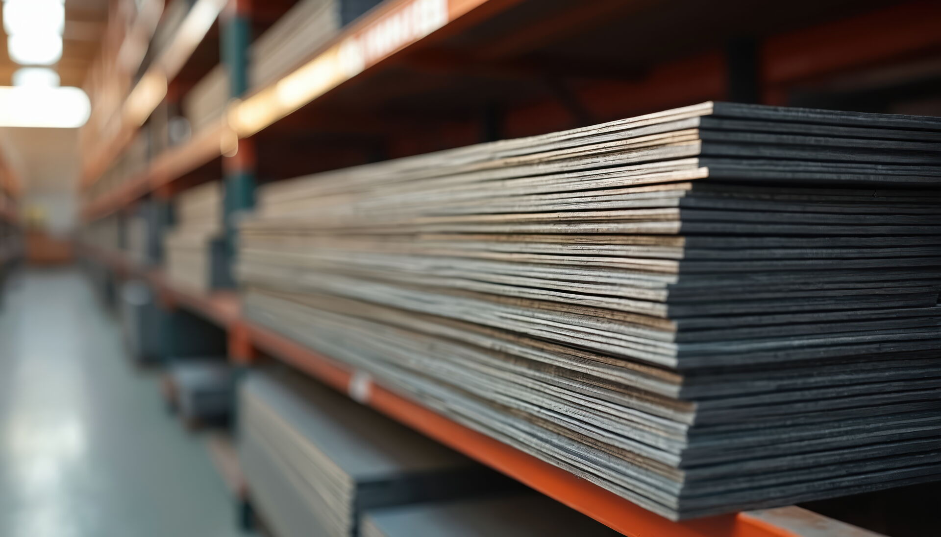 Anlagen zum automatischen Längs- und Querteilen von Blechstreifen.